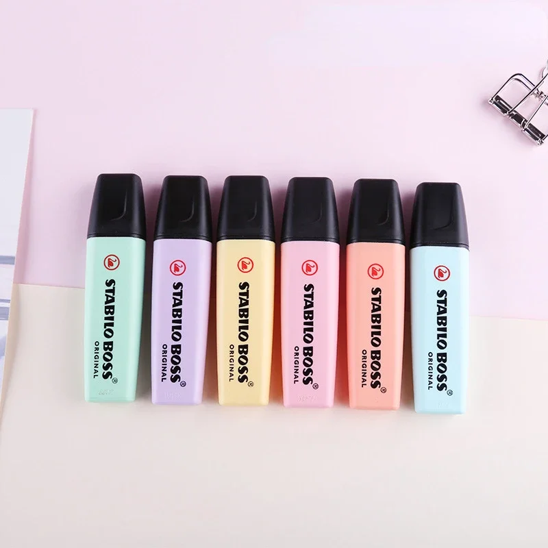 Stabilo Marker Boss - Caneta Marcadora STABILO BOSS Macaron Colorida