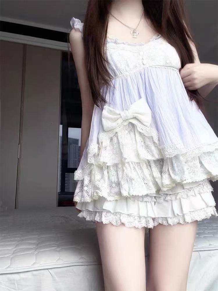 Conjunto de 2 Peças Feminino C - Elastic Lace Trim avaliação e preço
