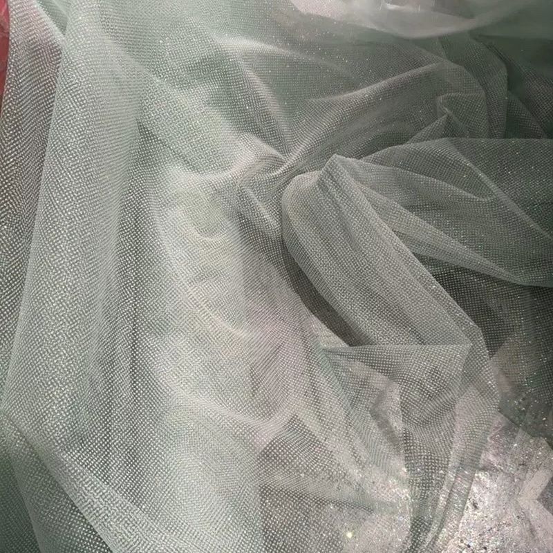 Tecido de Malha com Lantejoula - Crystal Mesh Fabric avaliação e preço