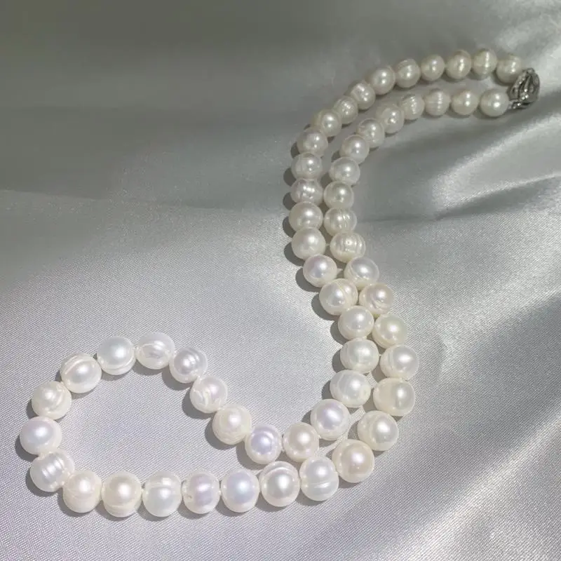 Colar de pérolas naturais de á - Pearl Trim Chain avaliação e preço