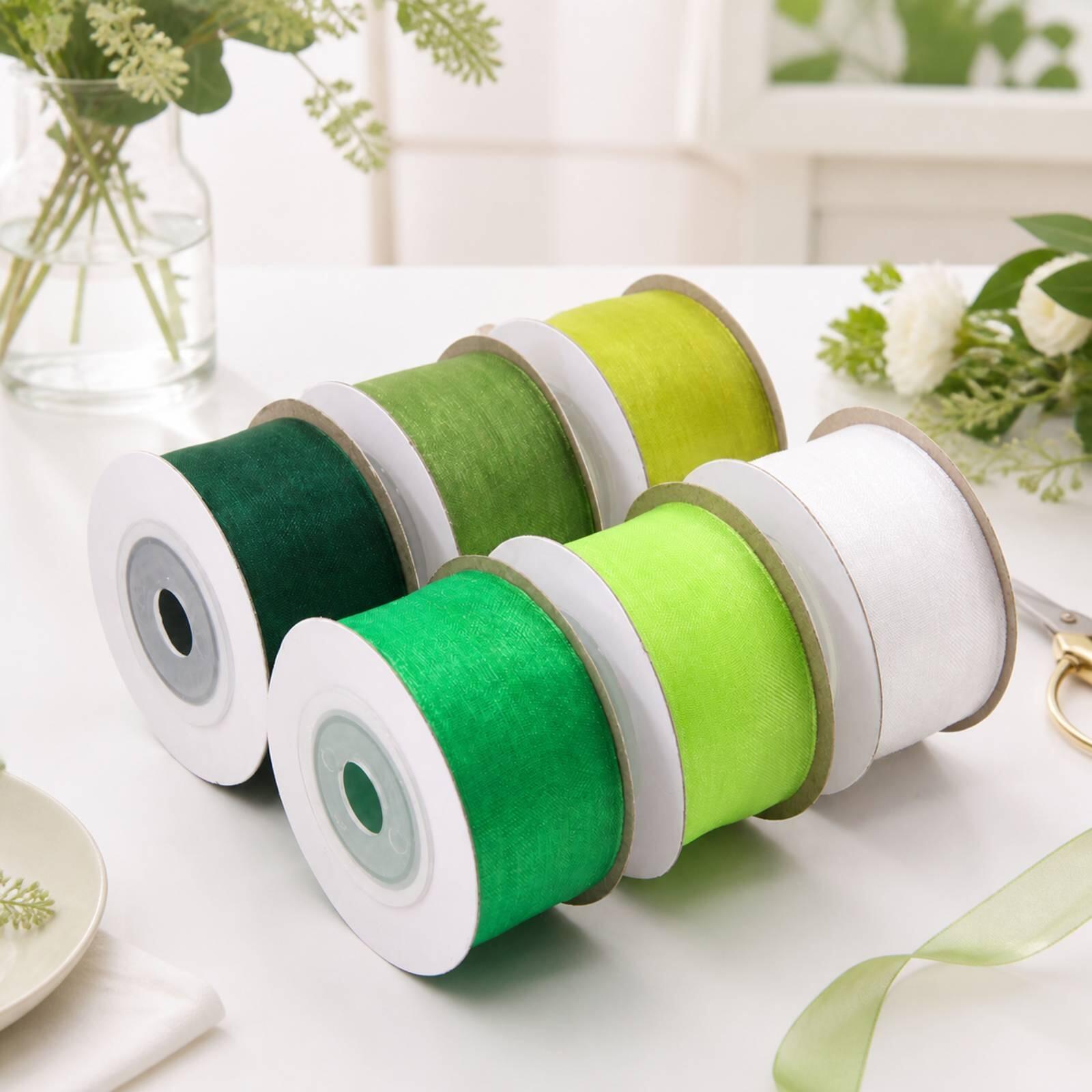 Fita de nylon translúcida em r - Organza Ribbon Spool avaliação e preço
